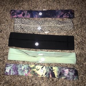 5 lululemon headbands